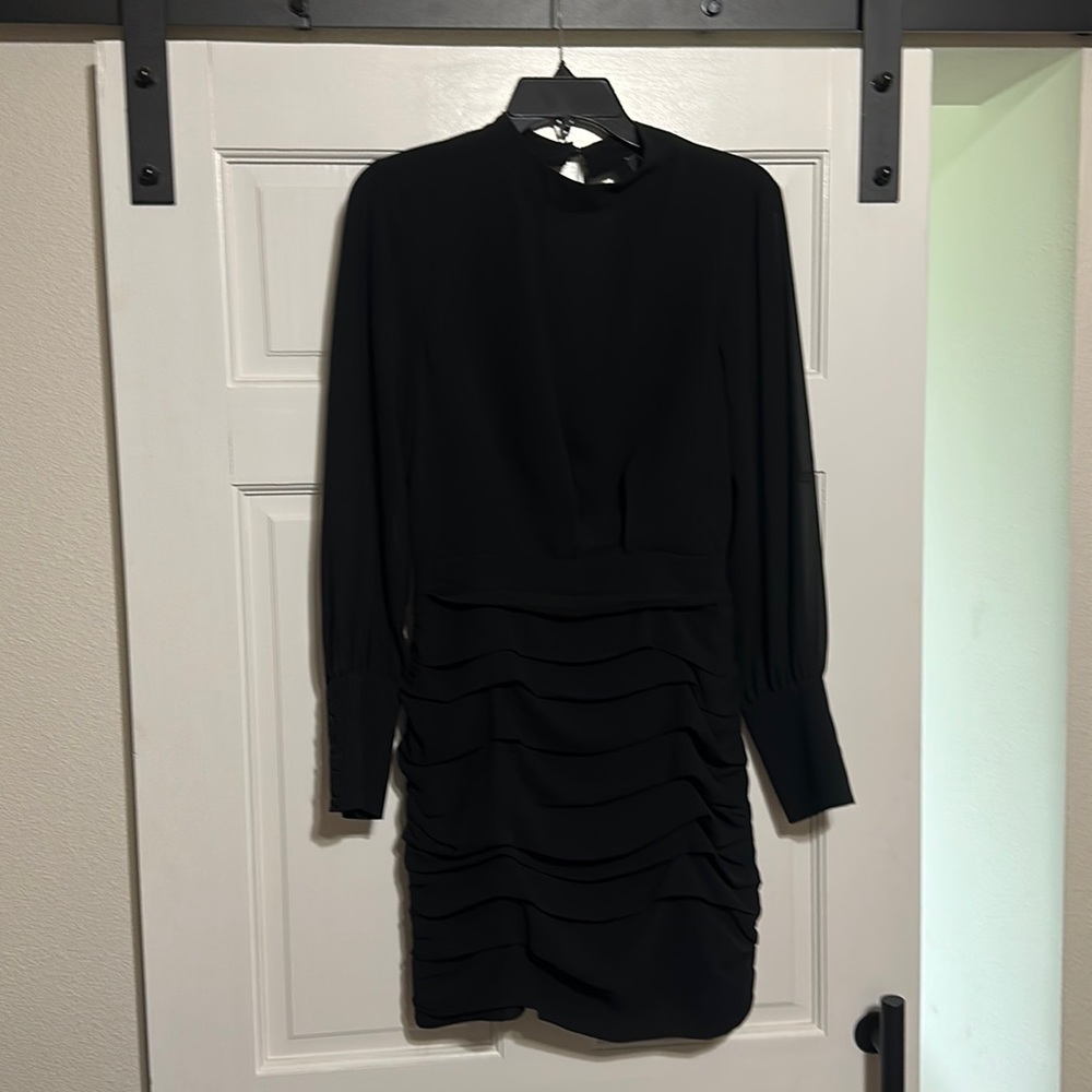 Lulu’s black, long sleeve dress